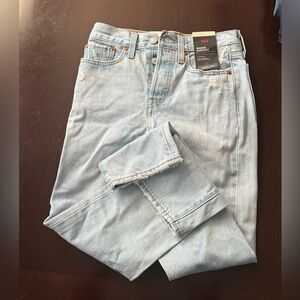 Levi's Premium Wedgie Straight Light Denim Size 24